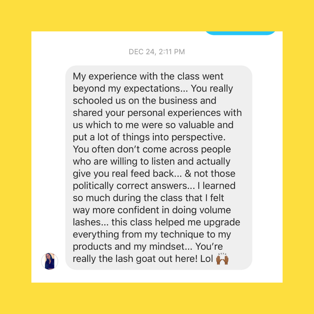 Volume Lash Extension Mastery Course