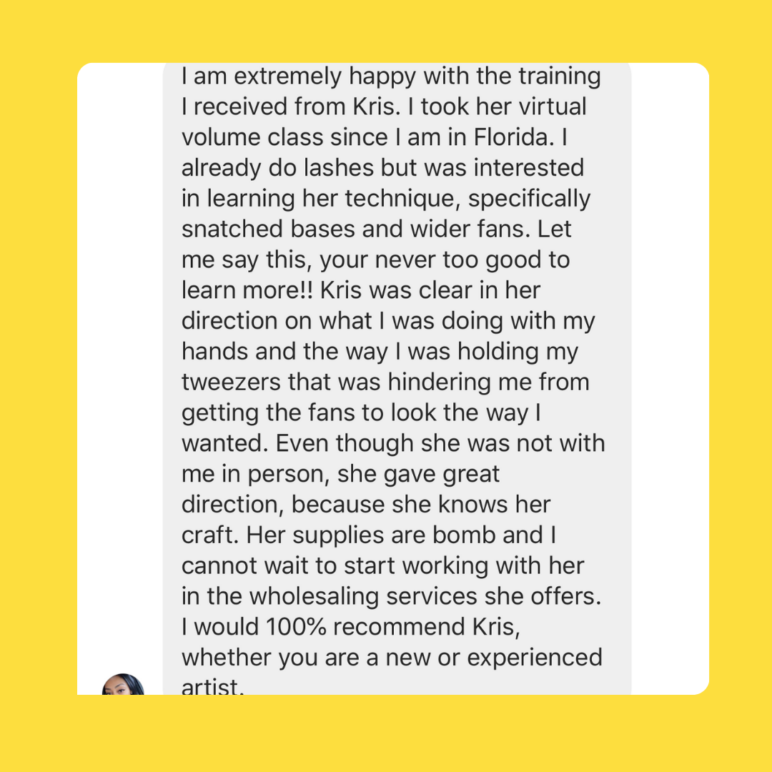 Volume Lash Extension Mastery Course