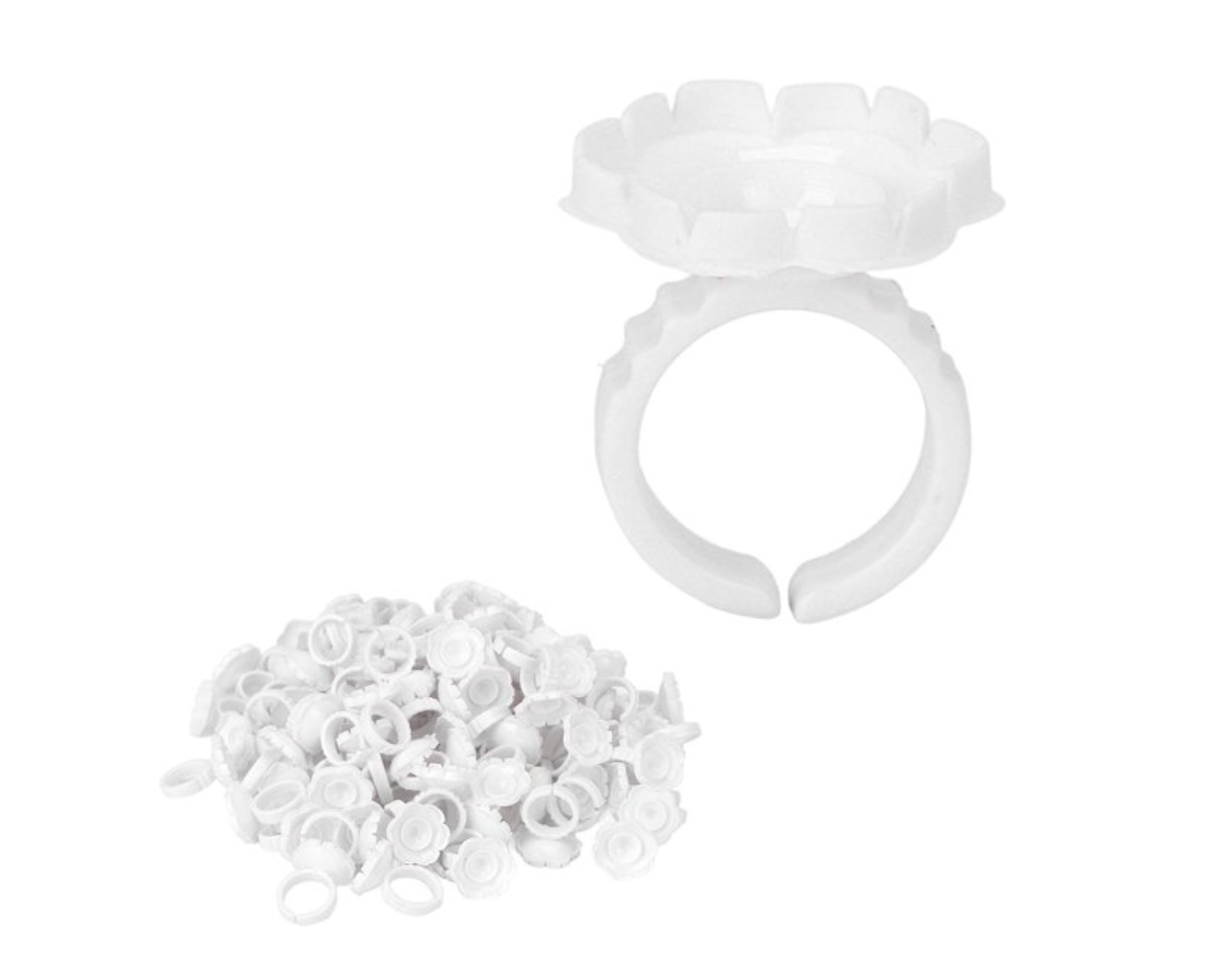 Flower Glue Rings