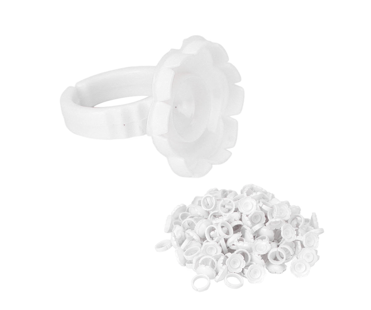 Flower Glue Rings