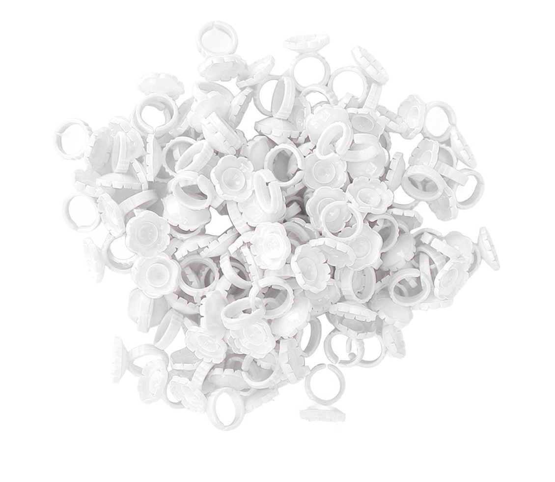 Flower Cup Glue Rings